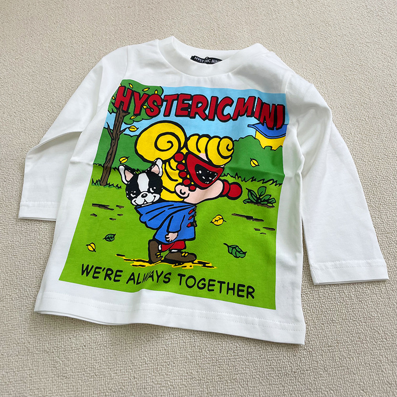 Hysteriamini 長袖Tシャツ (90cm-140cm) 0303-2-1