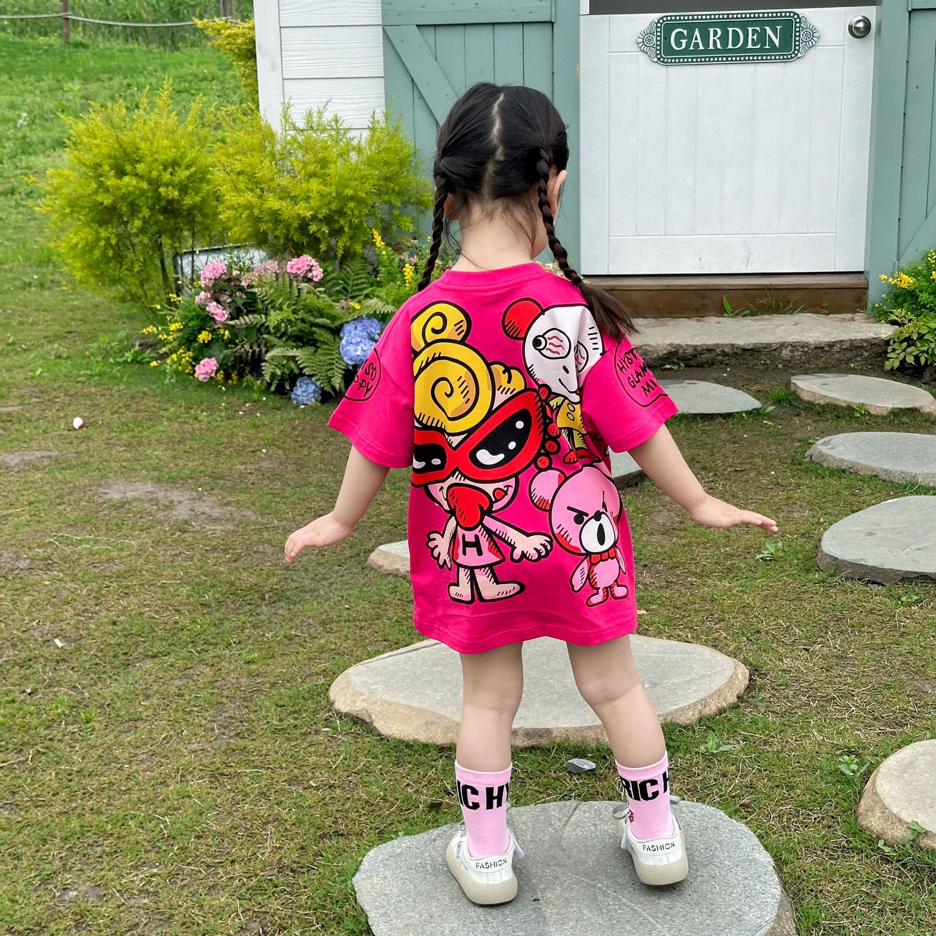 Hysteriamini ビッグTシャツ(90cm-140cm/M)0403-1-4