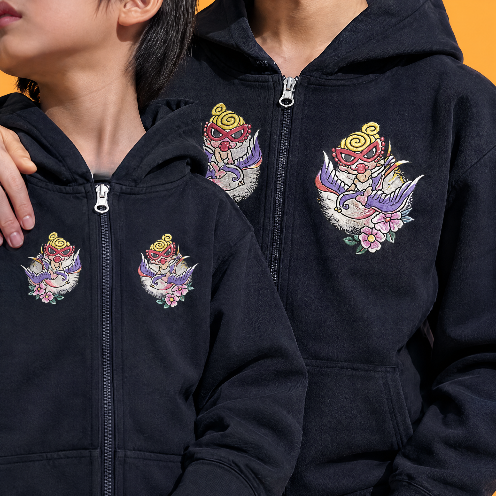 Hysteriamini  大人と子供  パーカー （90cm-140cm/XL,XXL）1028-2-2