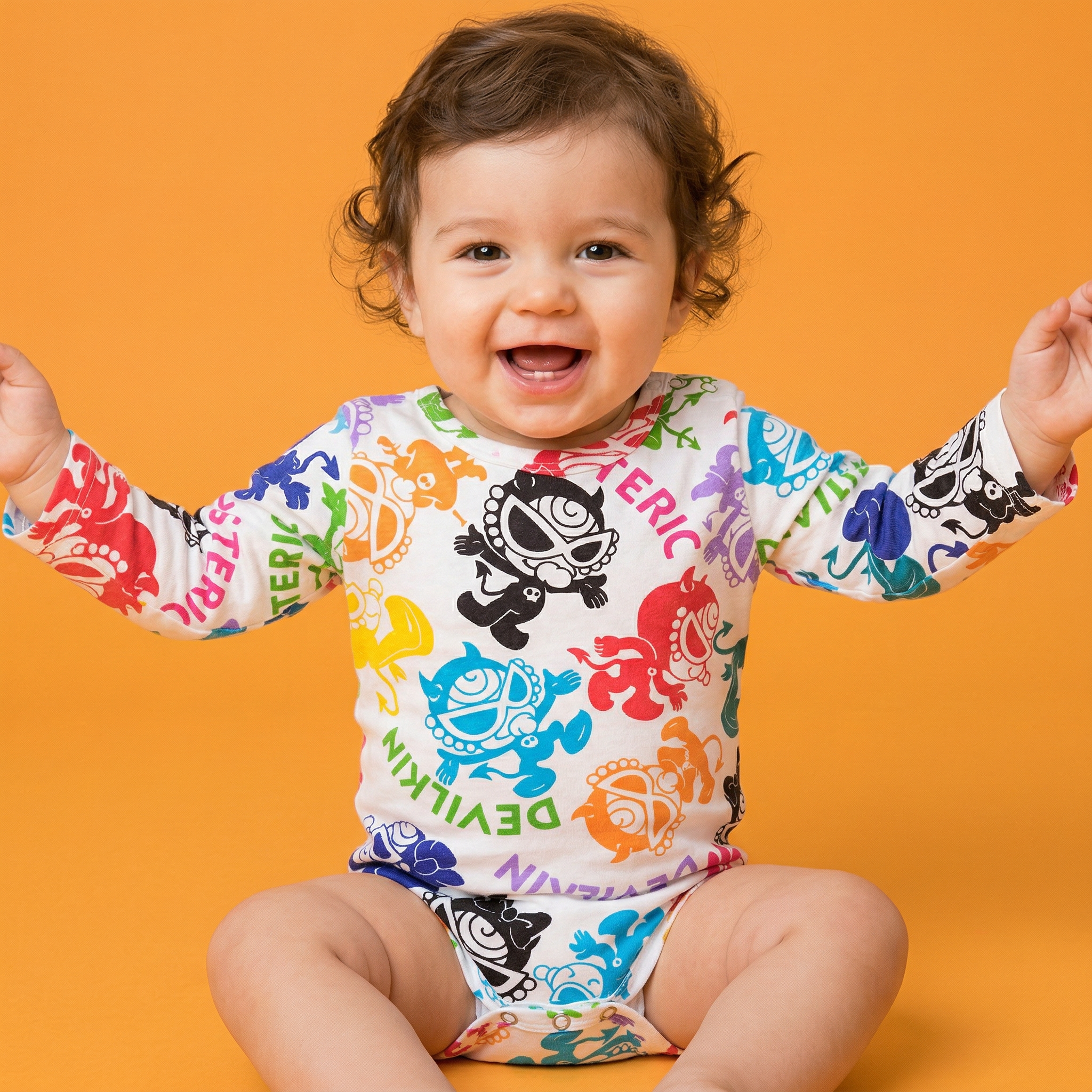 Hysteriamini 長袖ロンパース(70cm-100cm) 0305-3-5