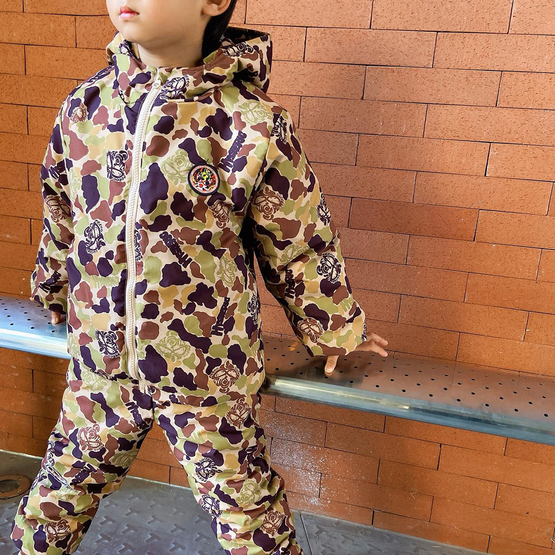 Hysteriamini しっかり厚手 迷彩 アウターセット  （100cm-120cm）1125-1-1