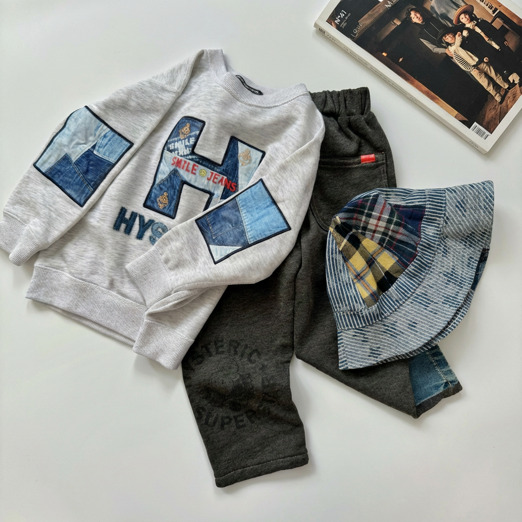 Hysteriamini  セットアップ （90cm-140cm）251127-2