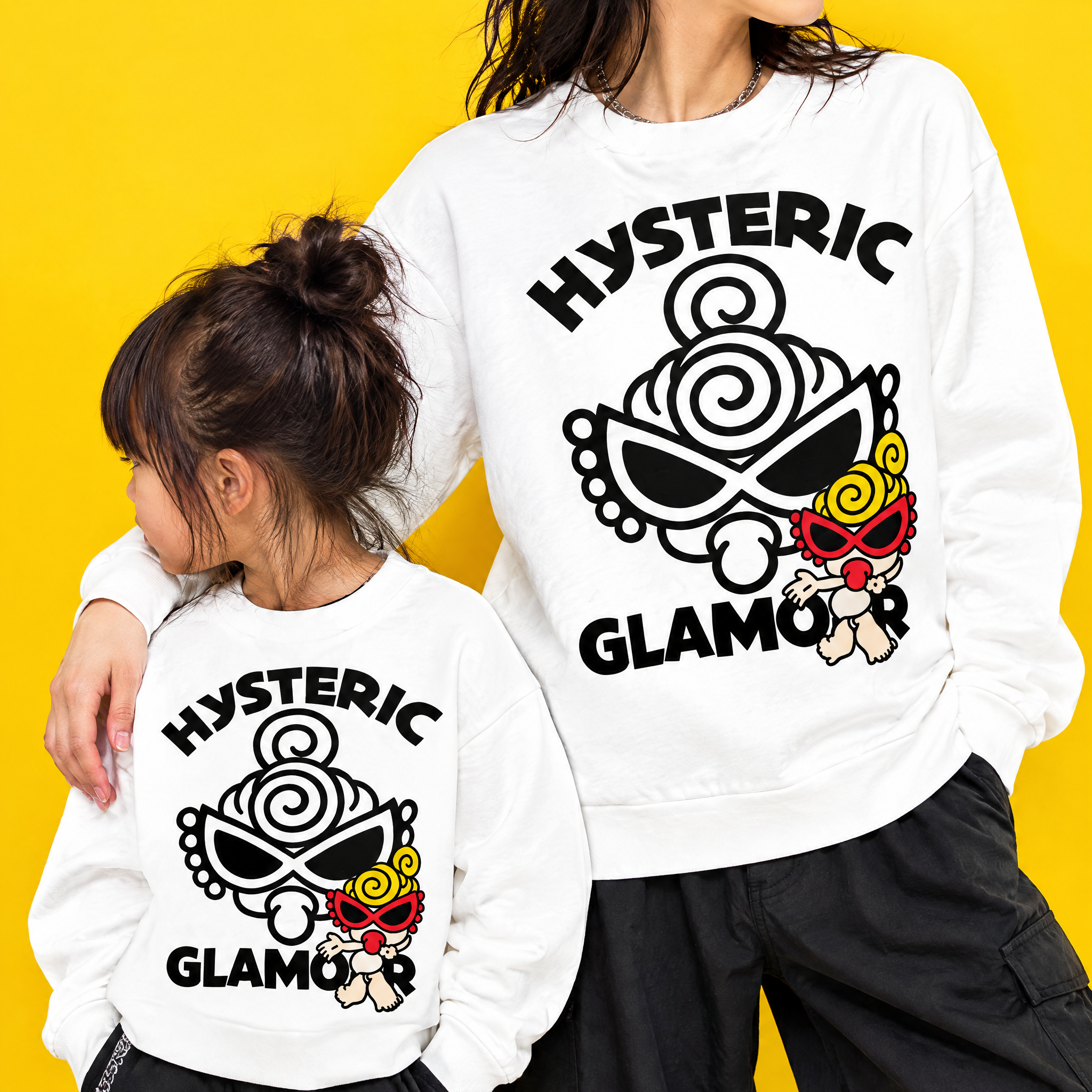 Hysteriamini  大人と子供 スウェット （90cm-140cm/XL,XXL）0919-3-2