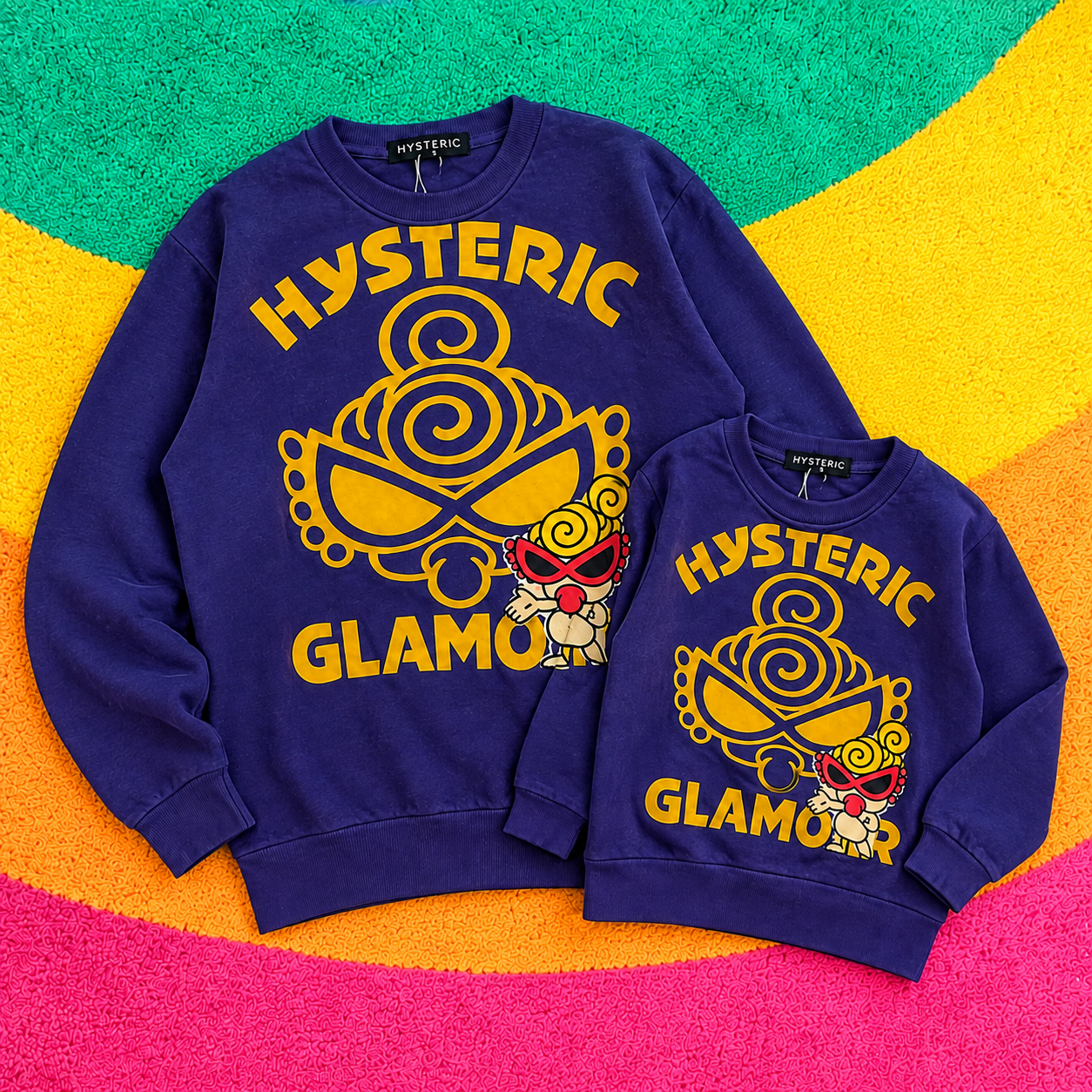 Hysteriamini  大人と子供 スウェット （90cm-140cm/XL,XXL）0919-3-2
