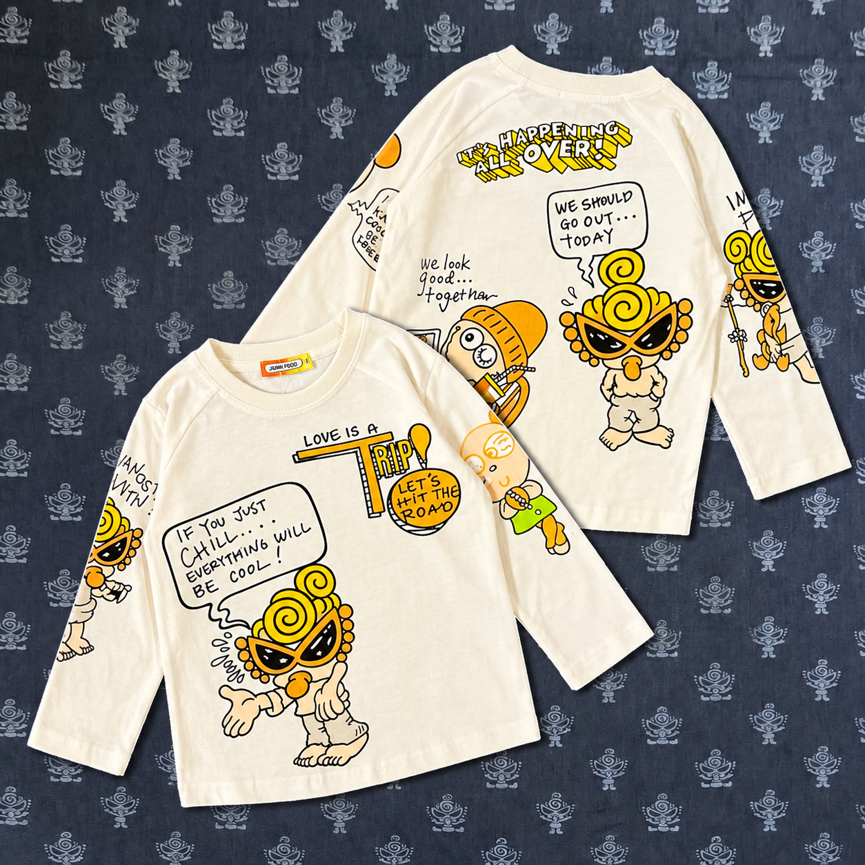 Hysteriamini 長袖Tシャツ (90cm-160cm) 260914-1
