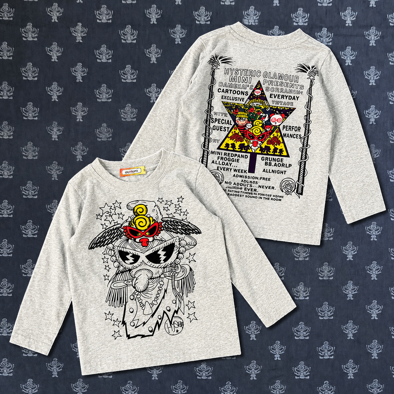 Hysteriamini 長袖Tシャツ (90cm-160cm) 260914-4