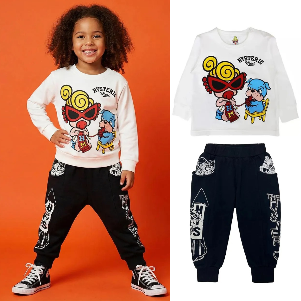 Hysteriamini  セットアップ （90cm-140cm）251226-4