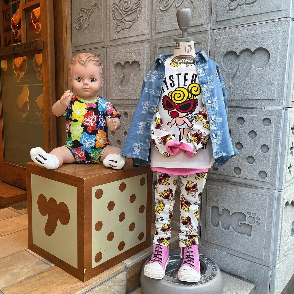 Hysteriamini ロンパース 3色展開 (70cm-100cm) 260408-11