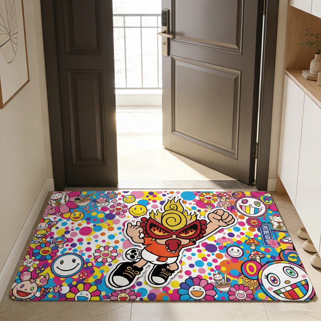 Hysteriamini 玄関マット 長方形260324-5