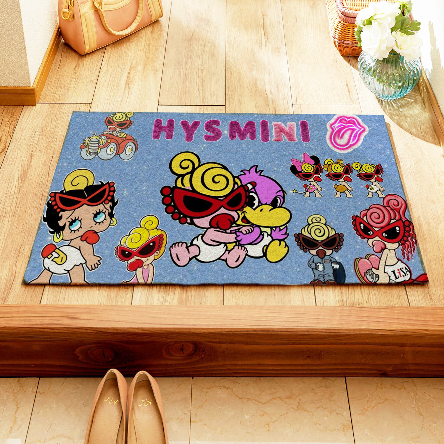 ヒスミニ★ラバーマット 玄関マット ヒステリックグラマーhystericmini HYSTERIC MINI - ヒステリックミニ☆マットの通販 by 卐.ちゃん