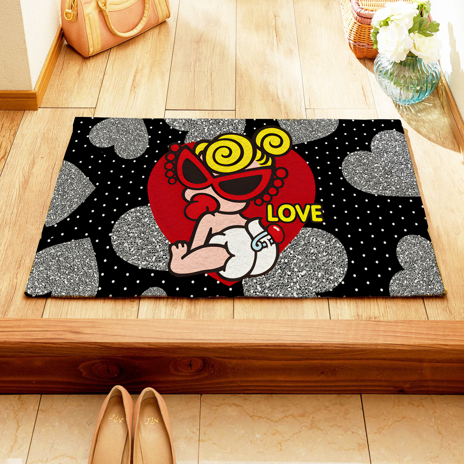 Hysteriamini 玄関マット 長方形 0731-1-1