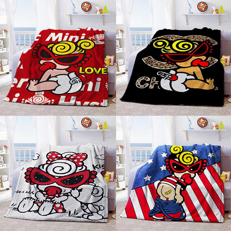 Hysteriamini 毛布 ブランケット スワンネル3wayひざ掛け 0105-4-7-1