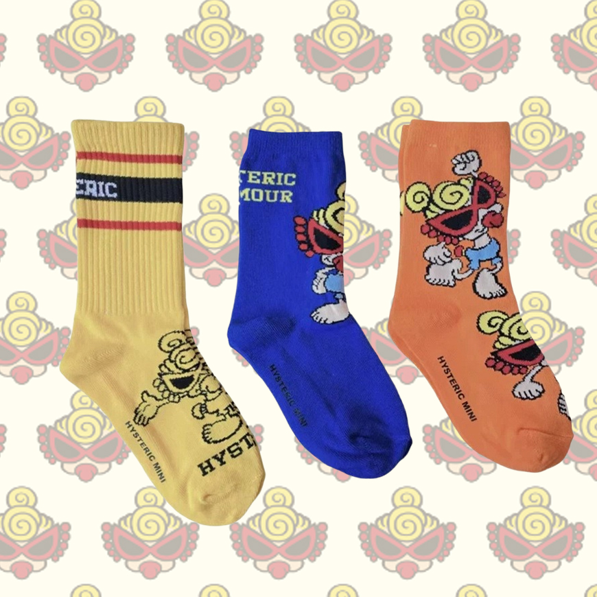 Hysteriamini 3Pソックス  3色展開(S-L)0303-5-2