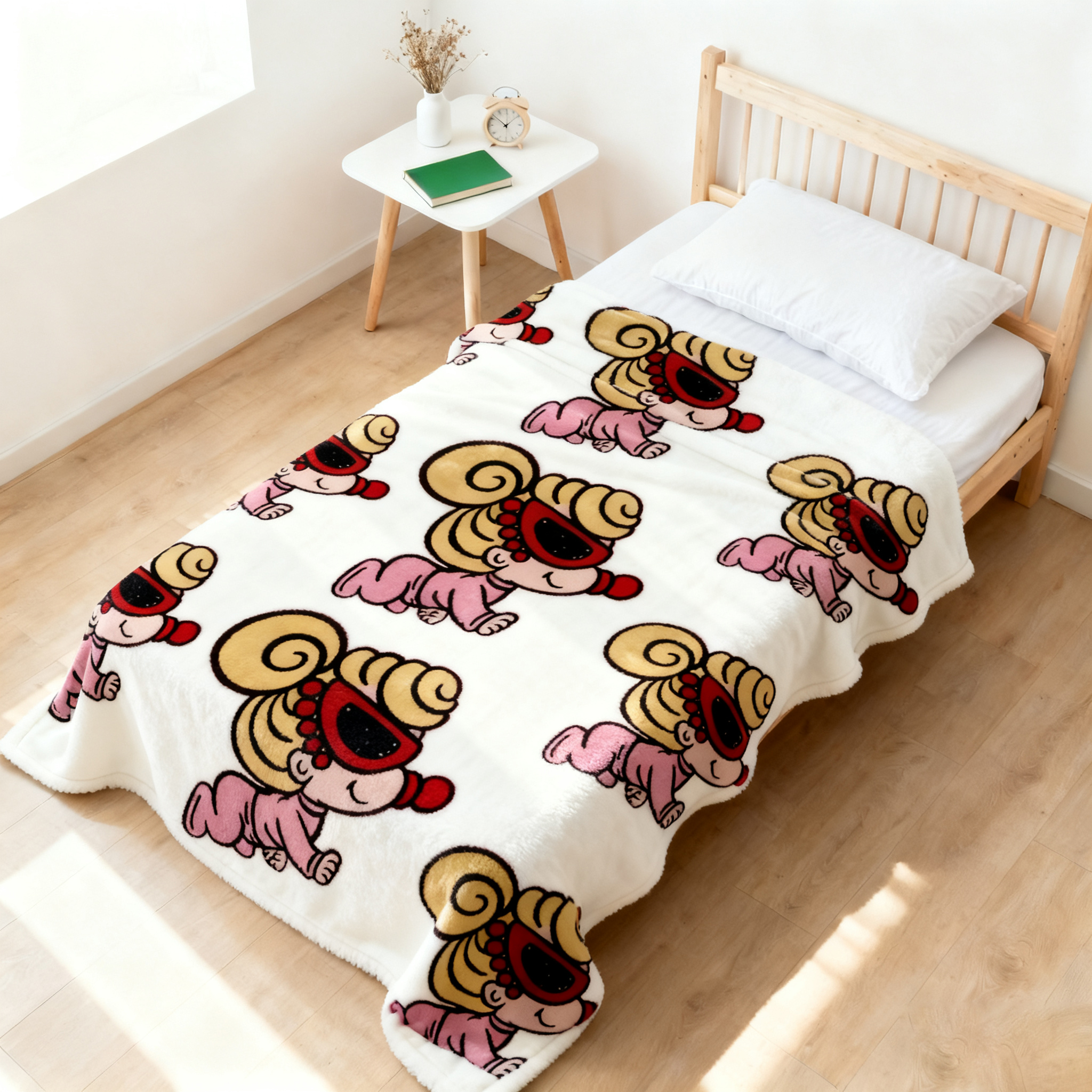 Hysteriamini 毛布 ブランケット スワンネル3wayひざ掛け 1203-1