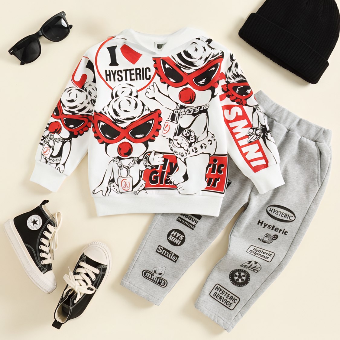 Hysteriamini  セットアップ （90cm-140cm）251208-4