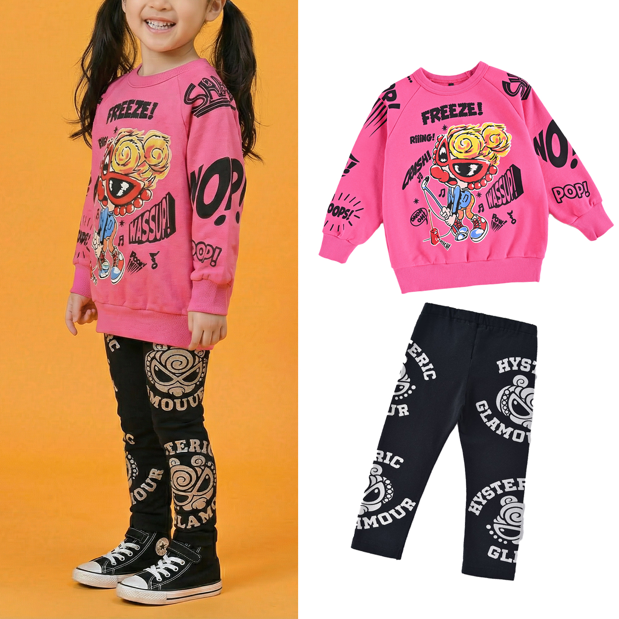 Hysteriamini KIDS  セットアップ(90cm-140cm) 1226-1