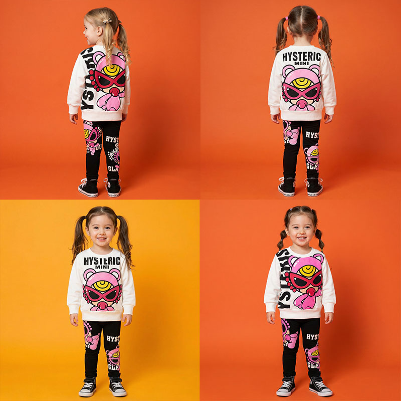 Hysteriamini  前後リバーシブル トレーナー （90cm-140cm/XL,XXL）26227-1