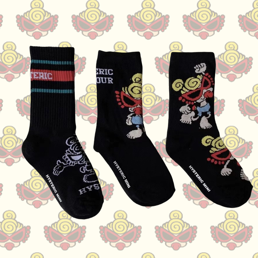 Hysteriamini 3Pソックス  3色展開(S-L)0303-5-2