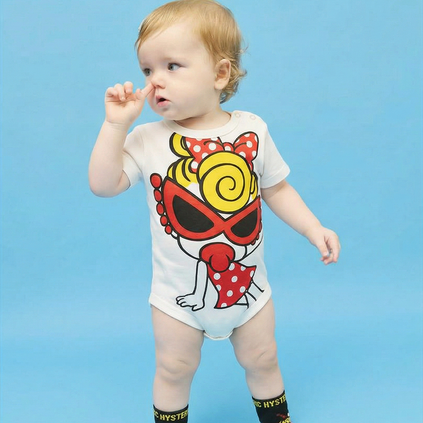 Hysteriamini 半袖ロンパース(3M-24M) 0305-2-2