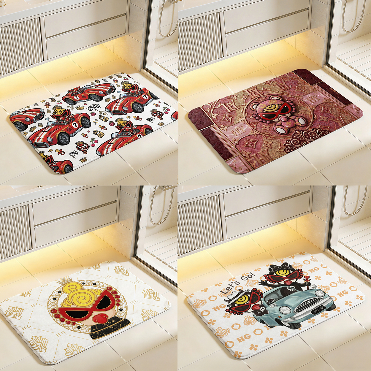 Hysteriamini 浴槽・浴室内マット 260330-1