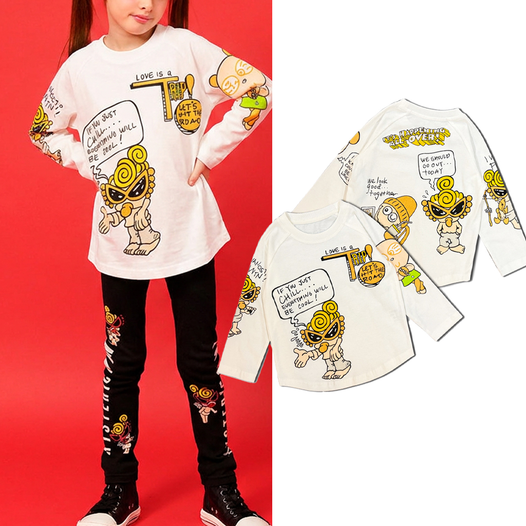 Hysteriamini 長袖Tシャツ (90cm-160cm) 260914-1