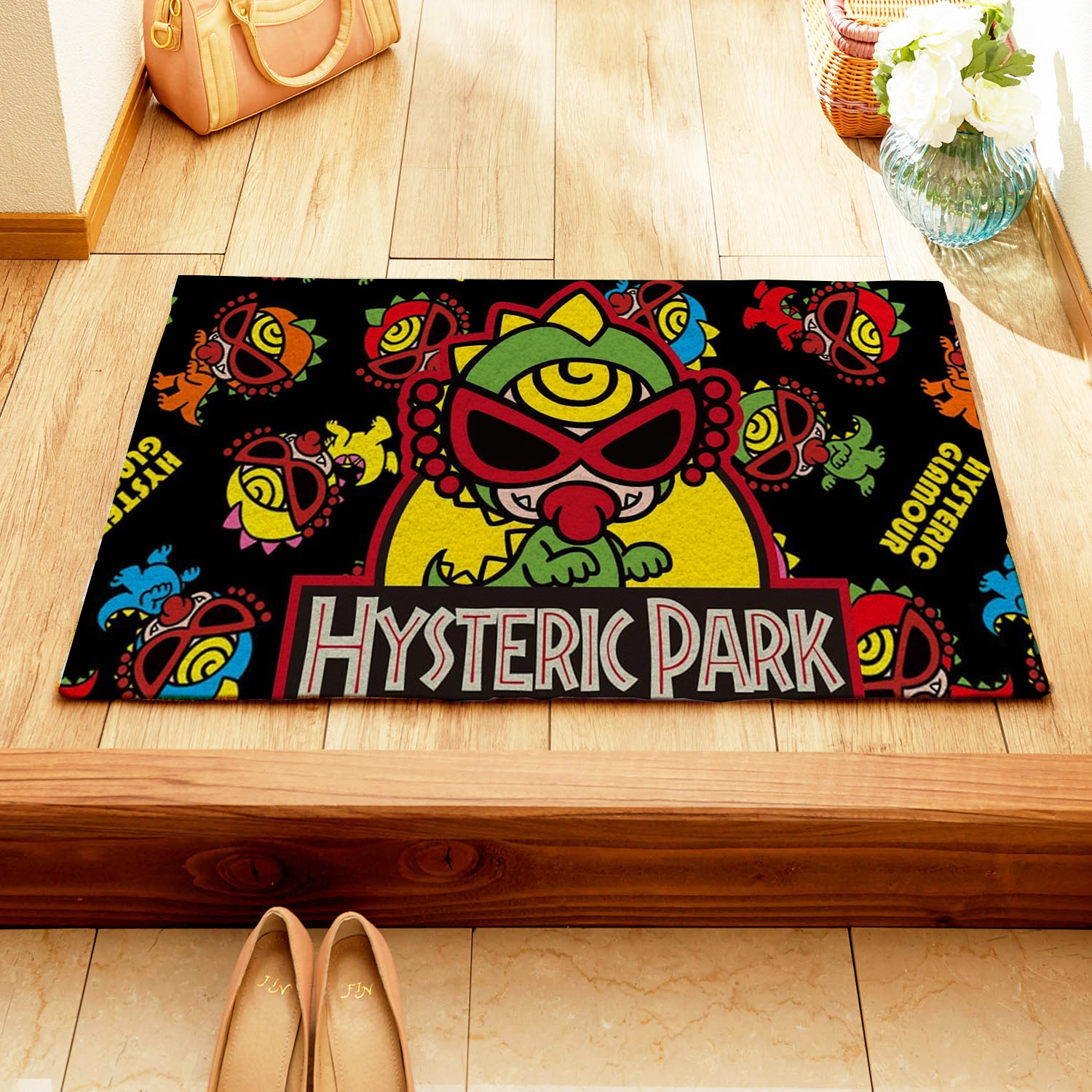 Hysteriamini 玄関マット 長方形 1105-1-10