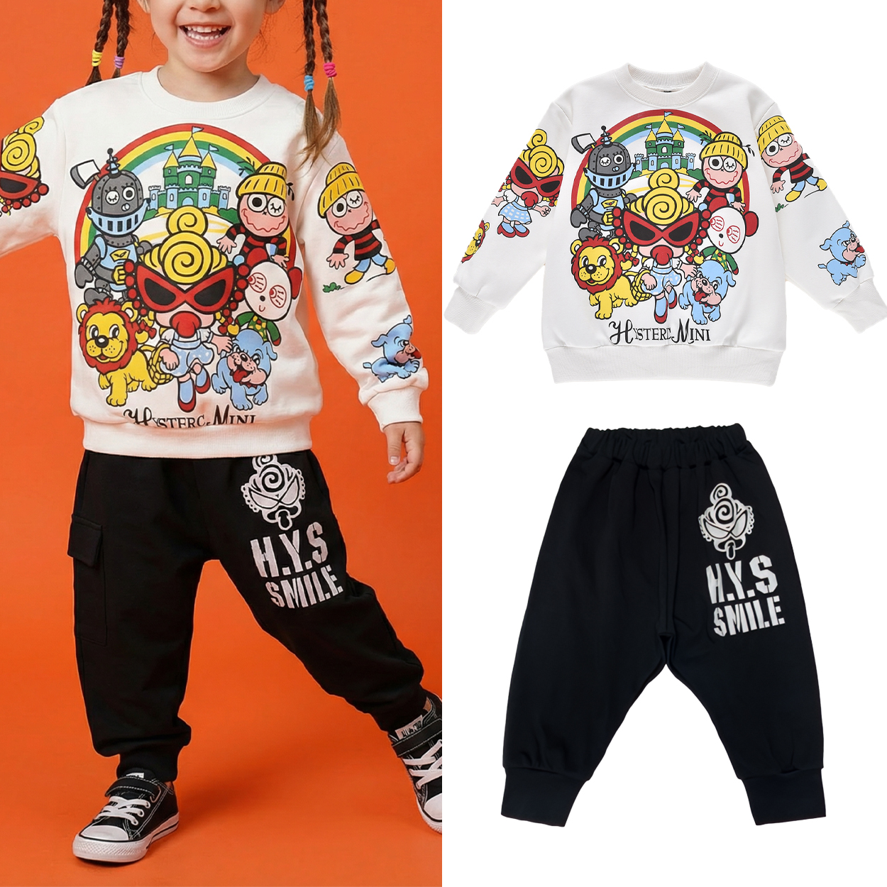 Hysteriamini  セットアップ （90cm-140cm）251226-5