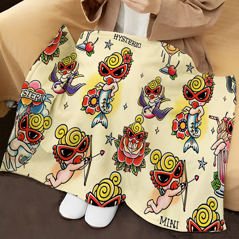 Hysteriamini  膝掛け ひざ掛け かわいい あったか 1206-1-3