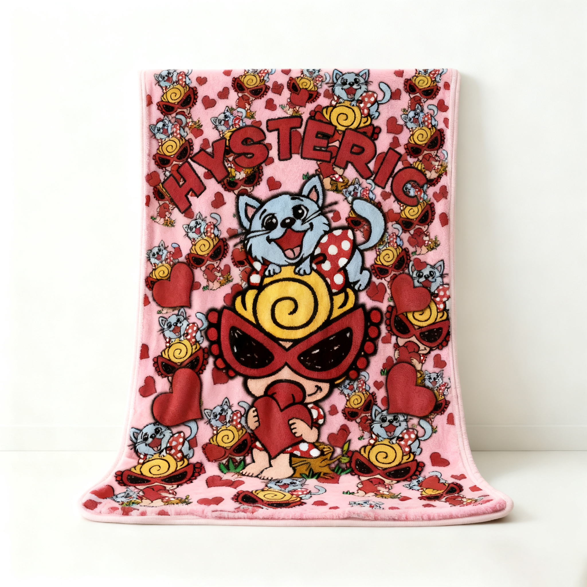 Hysteriamini 毛布 ブランケット スワンネル3wayひざ掛け 1203-5