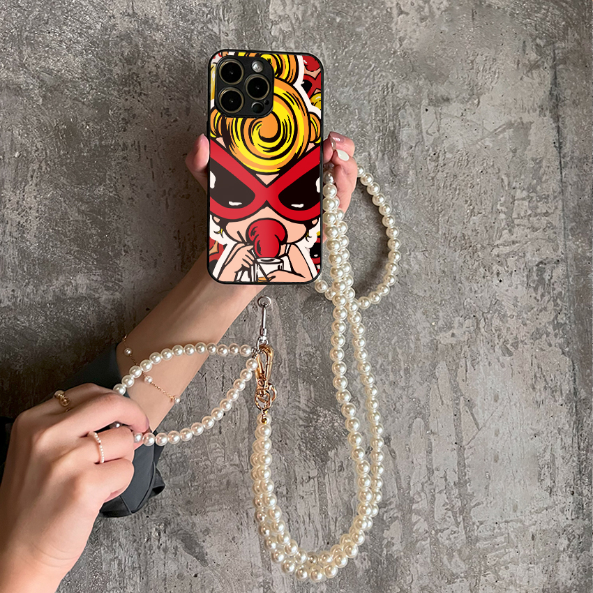 Hysteriamini パールストラップ付きiPhoneケース  926-2-5