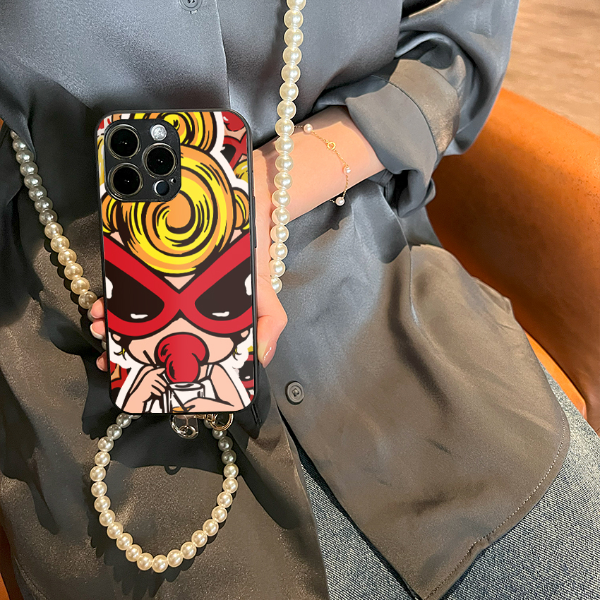 Hysteriamini パールストラップ付きiPhoneケース  926-2-5