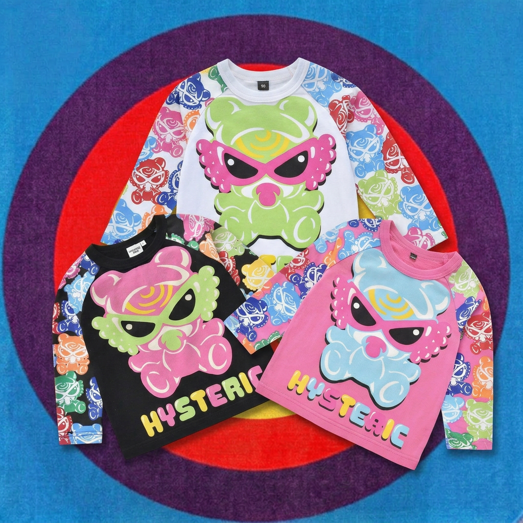 Hysteriamini 長袖Tシャツ  3色展開(90cm-140cm) 260408-8