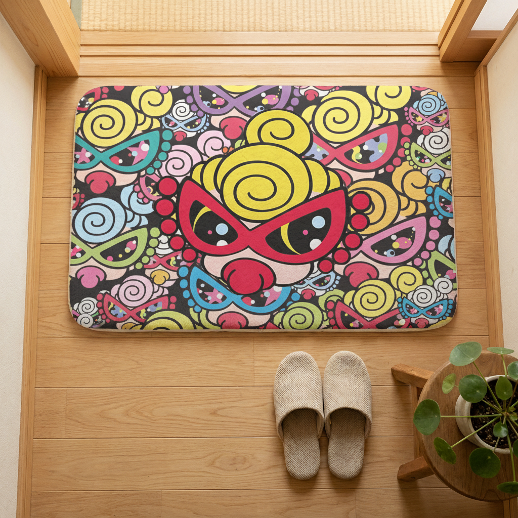 Hysteriamini マット 長方形 0123-1-3