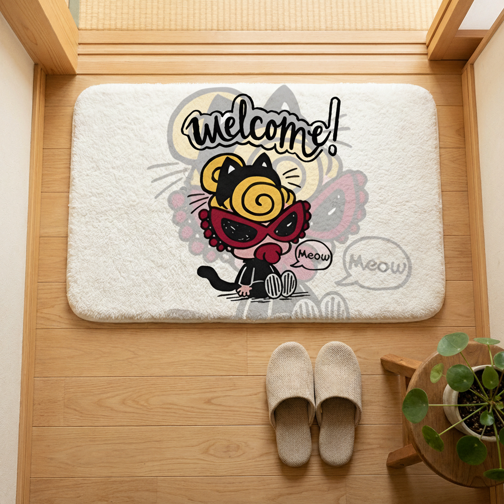 Hysteriamini マット 長方形 0123-1-1