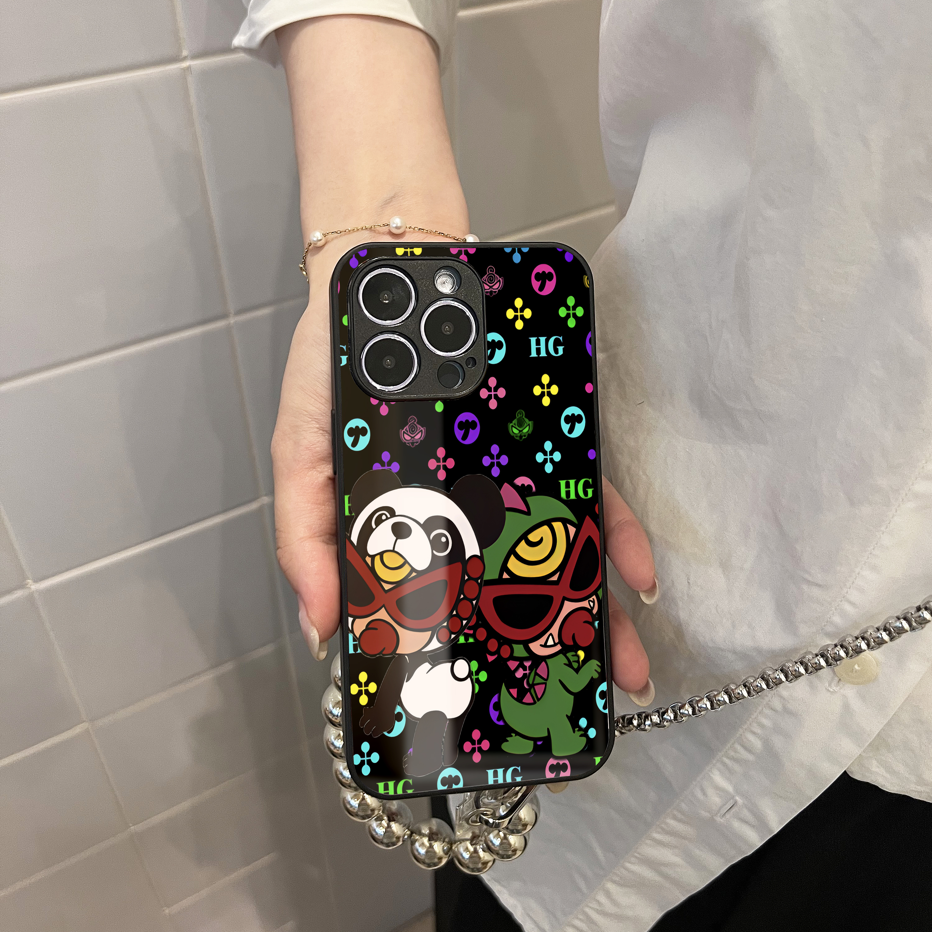 Hysteriamini チェーンショルダー付きiPhoneケース 108-1-2