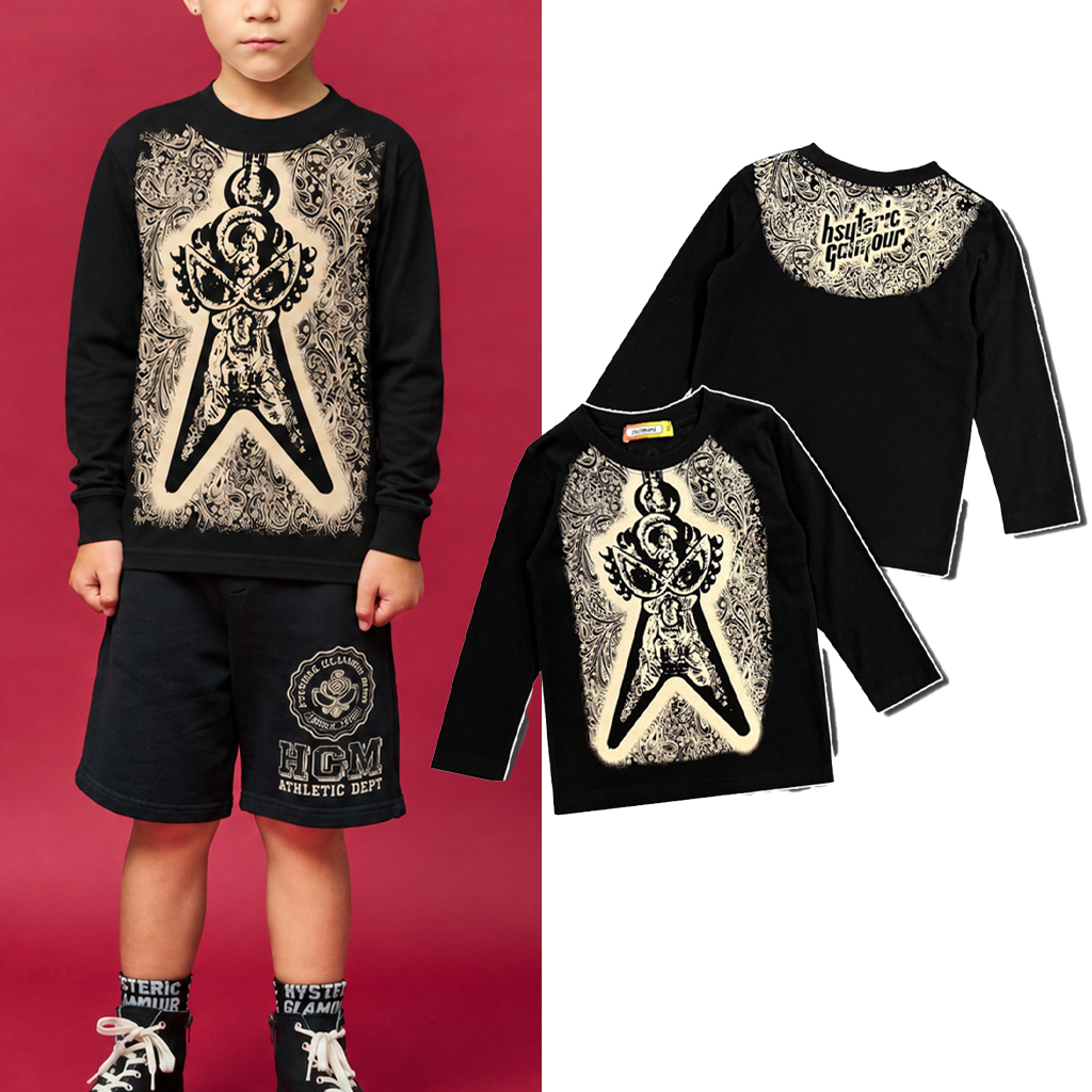 Hysteriamini 長袖Tシャツ (90cm-160cm) 260914-5