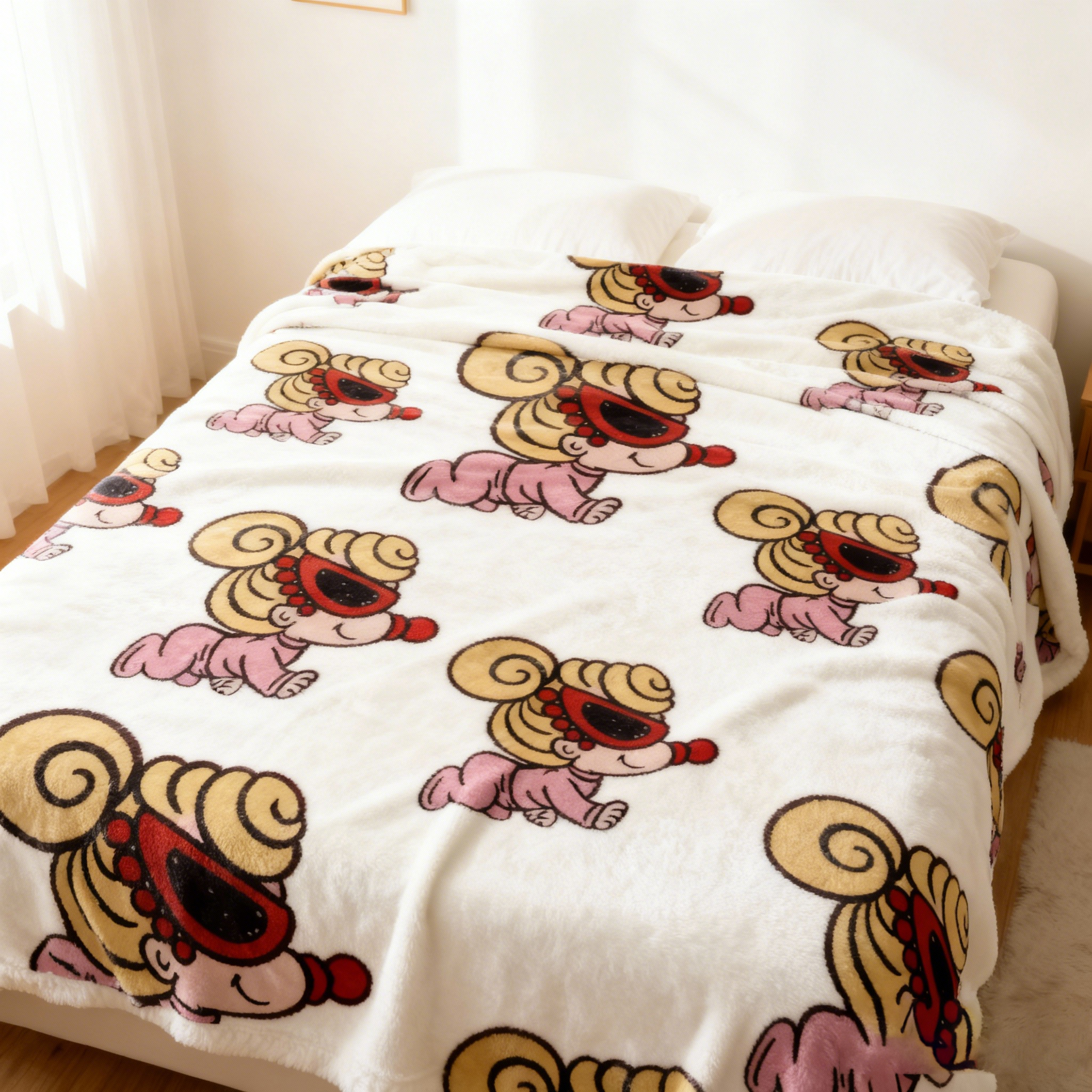 Hysteriamini 毛布 ブランケット スワンネル3wayひざ掛け 1203-1