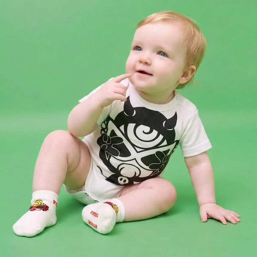 Hysteriamini 半袖ロンパース  (70cm-100cm) 0807-1-2