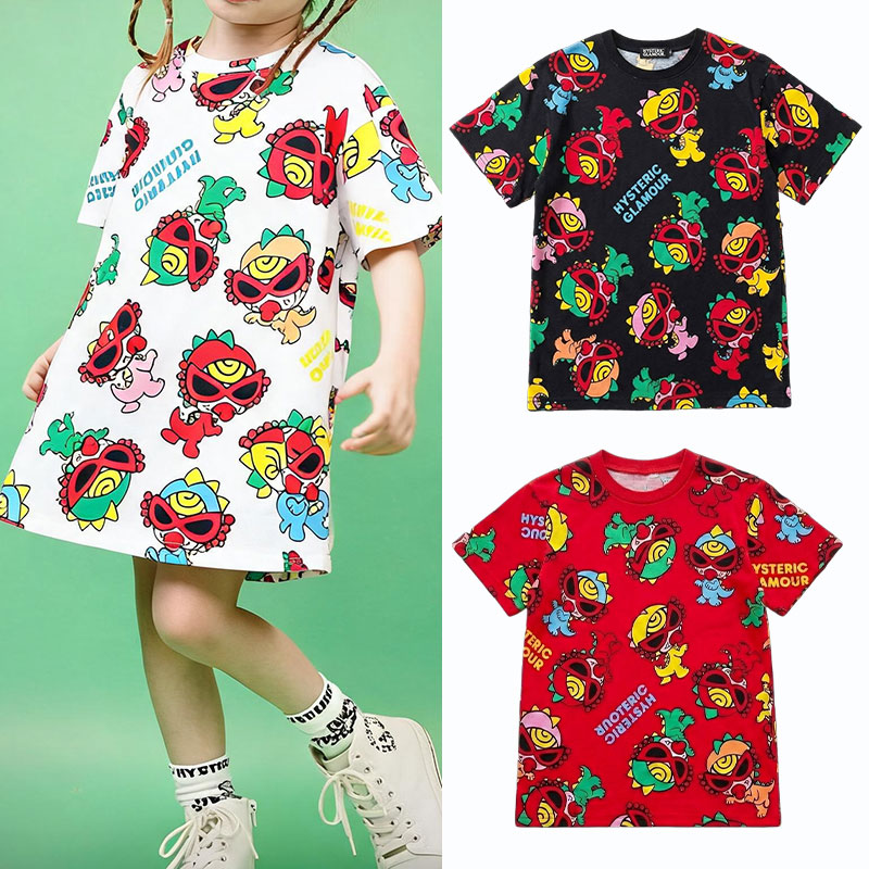 Hysteriamini ビッグＴシャツ 3色展開(90cm-140cm/M)260407-5
