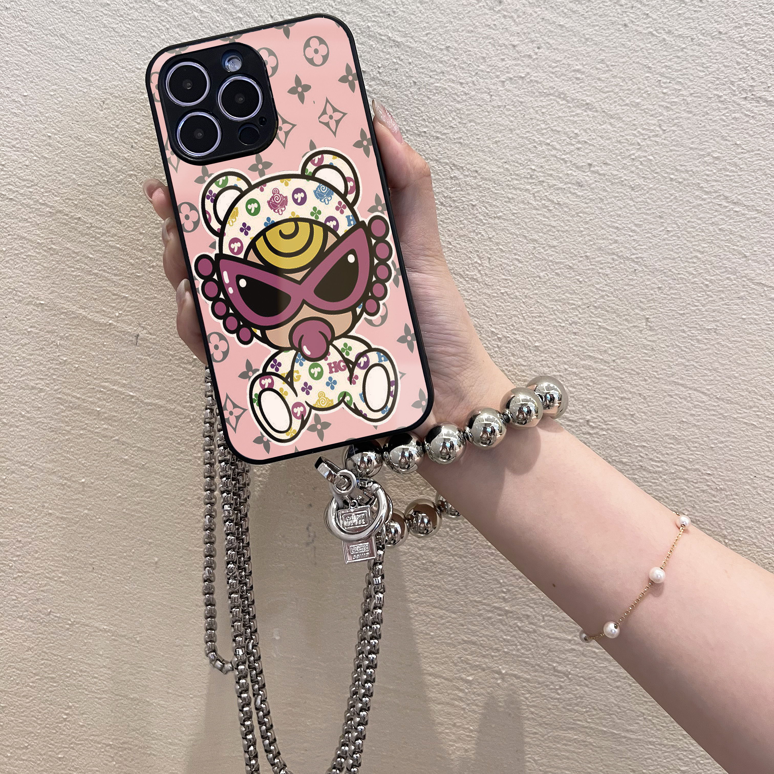 Hysteriamini チェーンショルダー付きiPhoneケース 108-1-3