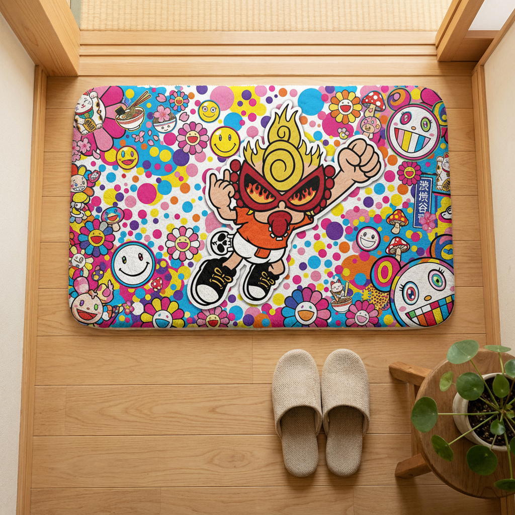 Hysteriamini 玄関マット 長方形260324-5