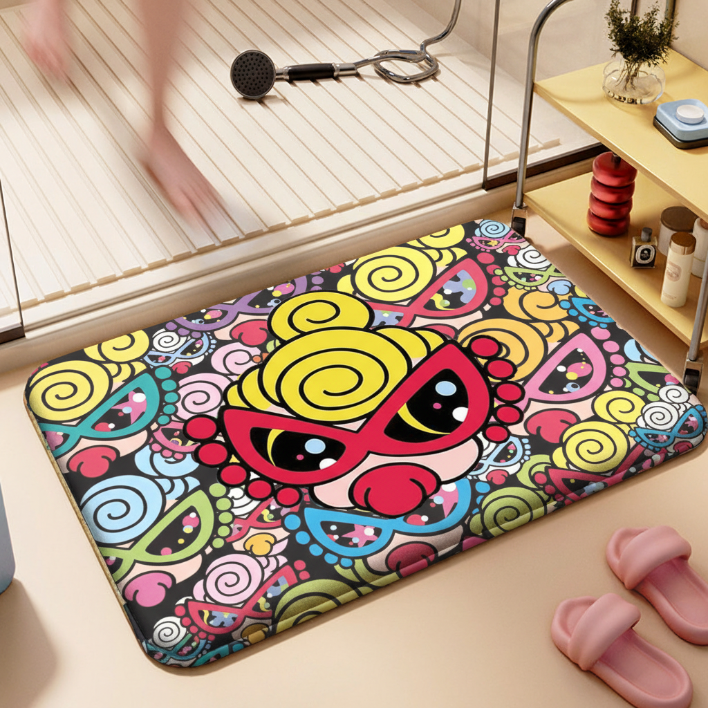 Hysteriamini マット 長方形 0123-1-3