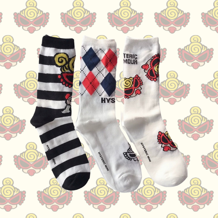 Hysteriamini 3Pソックス  2色展開(S-L)0303-5-5