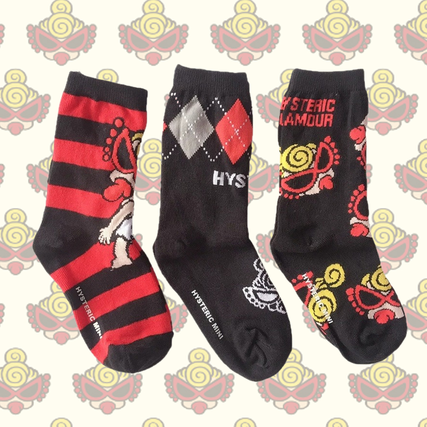 Hysteriamini 3Pソックス  2色展開(S-L)0303-5-5