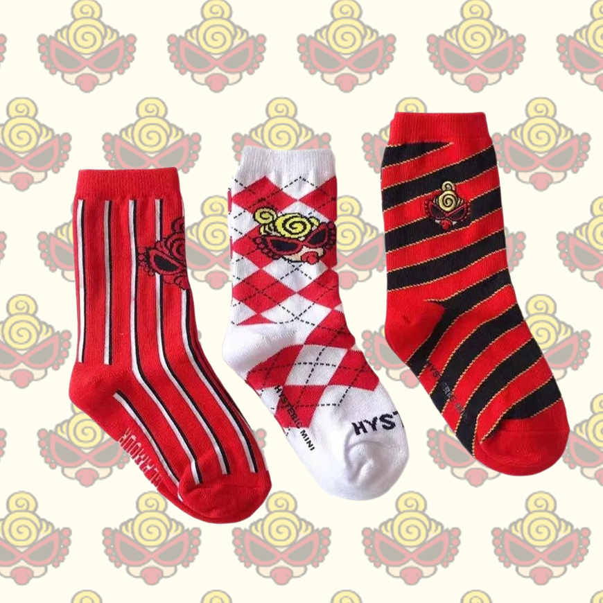 Hysteriamini 3Pソックス  (S-L)0303-5-1