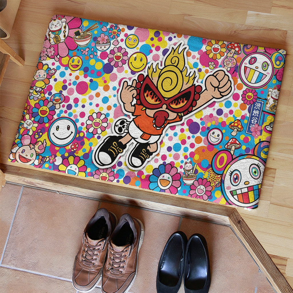 Hysteriamini 玄関マット 長方形260324-5