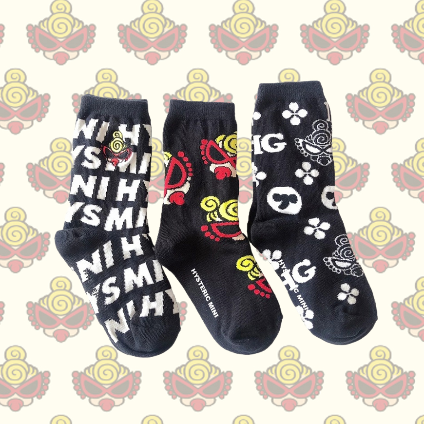 Hysteriamini 3Pソックス  2色展開(S-L)0303-5-6