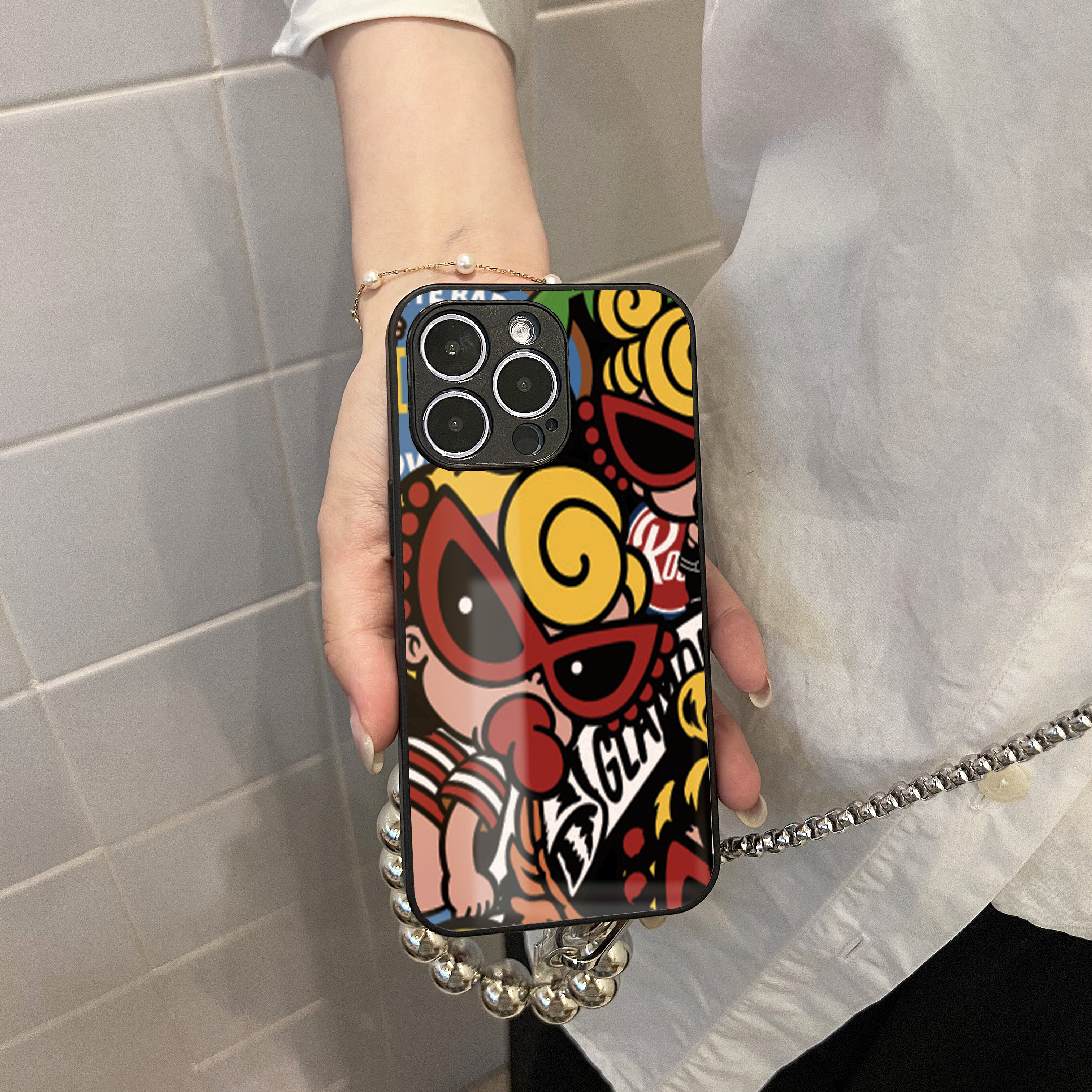 Hysteriamini チェーンショルダー付きiPhoneケース 108-1-6