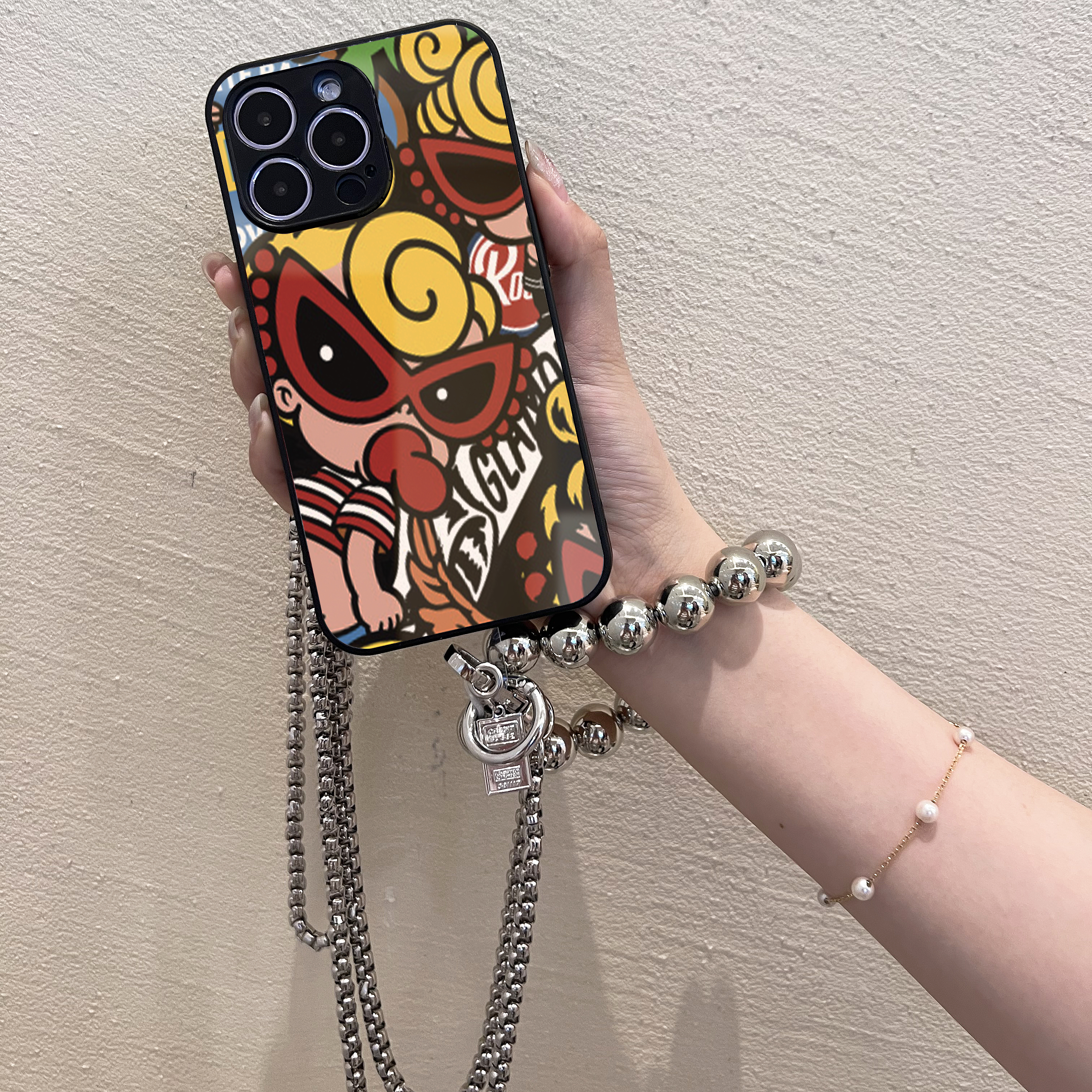 Hysteriamini チェーンショルダー付きiPhoneケース 108-1-6