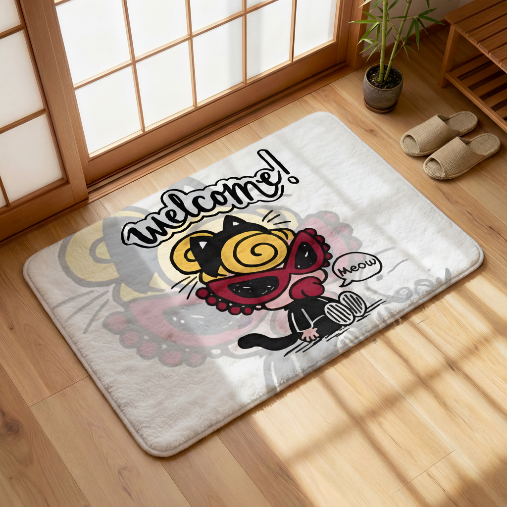 Hysteriamini マット 長方形 0123-1-1